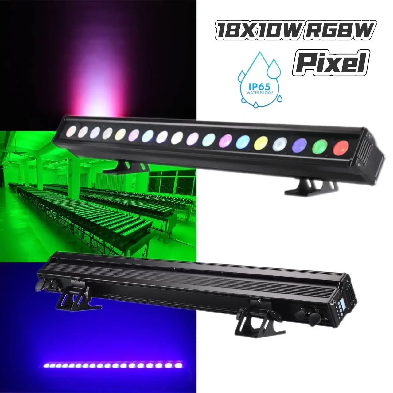18*10W RGBW 4in1 Pixel IP65 Waterproof Wallwash Bar Outdoor DJ Disco City Event Stage Led Wash Light
18*10W RGBW 4in1 Pixel IP65 Waterproof Wallwash Bar Outdoor DJ Disco City Event Stage Led Wash Light