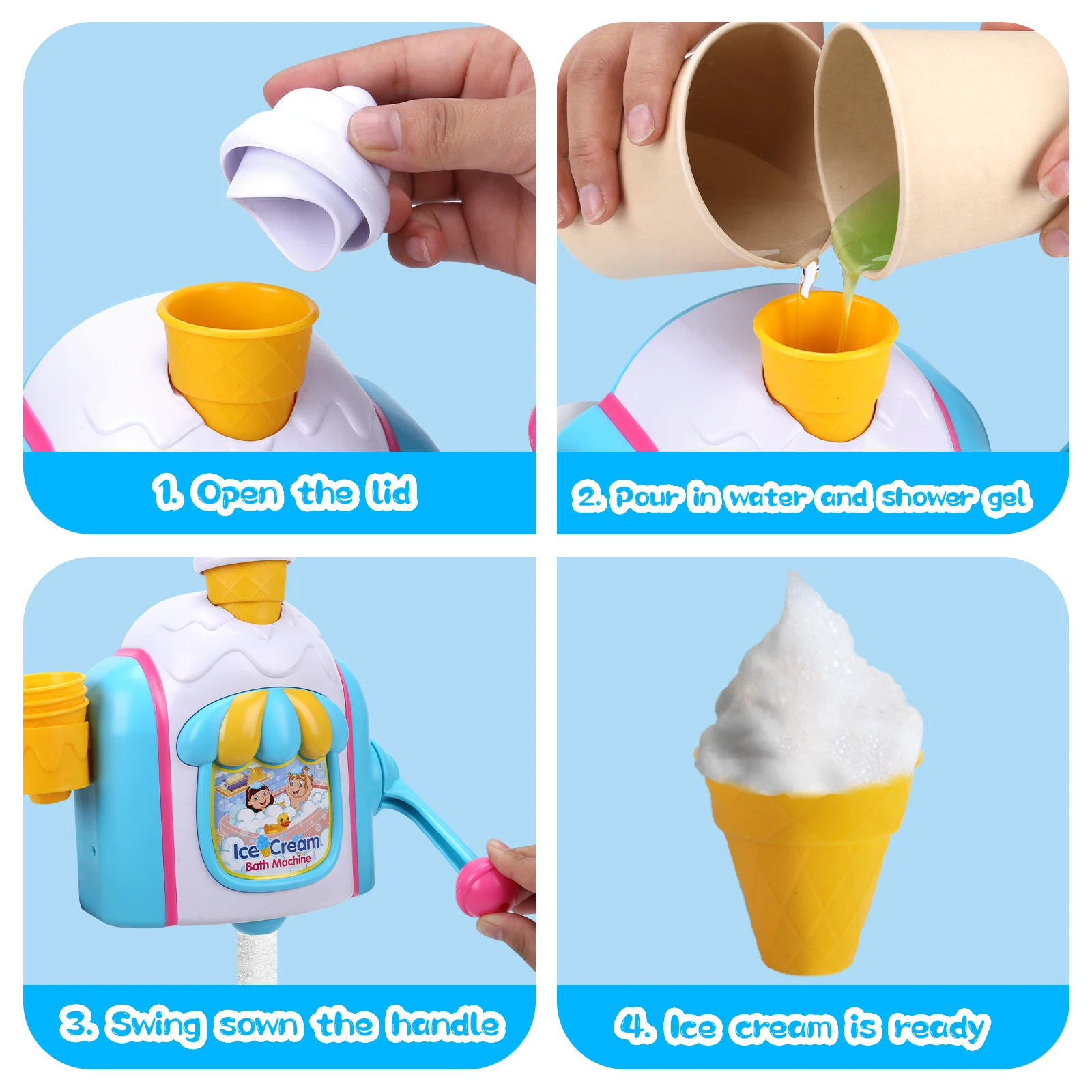 Машина для приготовления пузырьков из конфетного сиропа Jingpu Candy Color (с двумя нано-наклейками) для доставки
Машина для приготовления пузырьков из конфетного сиропа Jingpu Candy Color (с двумя нано-наклейками) для доставки