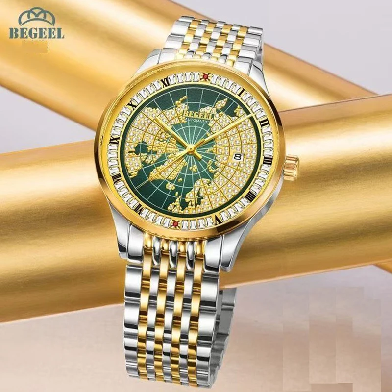 BEGEEL men's watches, mechanical watches, fully automatic mechanical watches, gentleman mechanical watches, luminous men's watch
BEGEEL men's watches, mechanical watches, fully automatic mechanical watches, gentleman mechanical watches, luminous men's watch