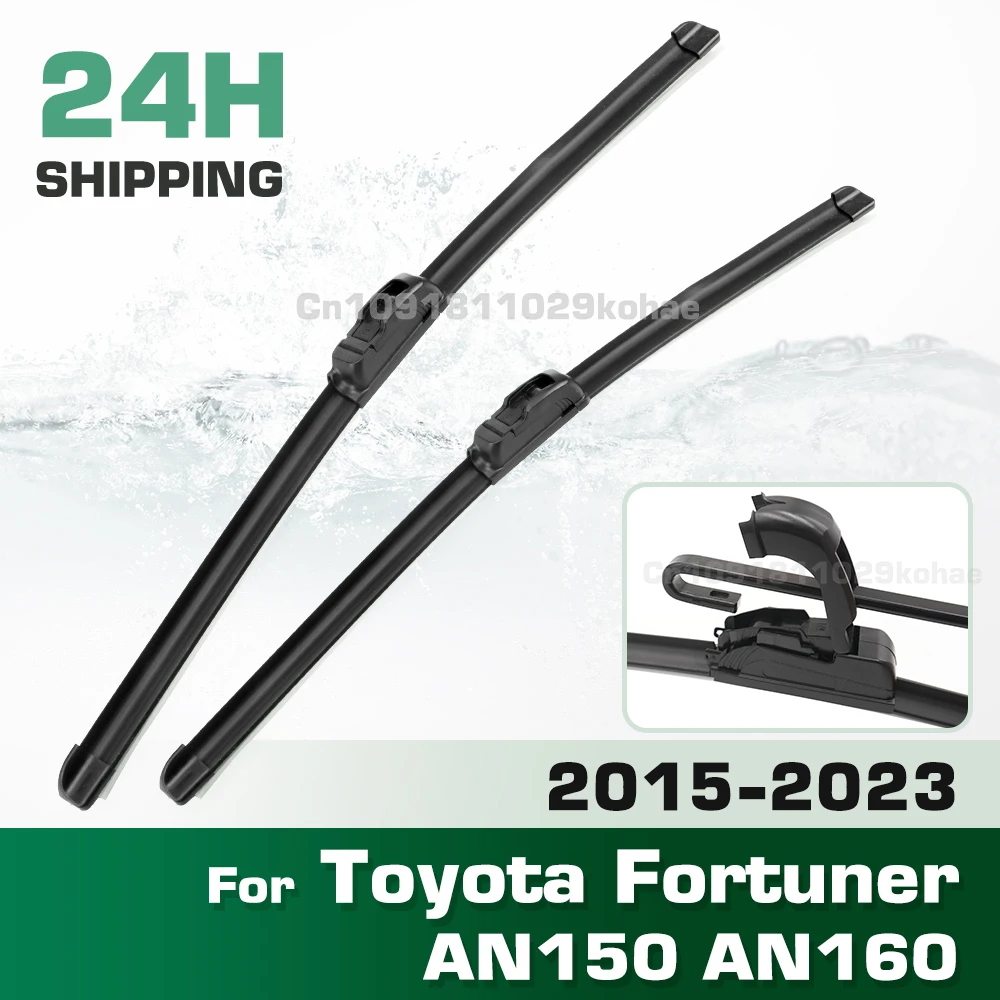 GREATROAD Wiper LHD&RHD Front Wiper Blades Set For Toyota Fortuner AN150 AN160 2015 - 2023 Windshield Windscreen Brush 22"+16"
GREATROAD Wiper LHD&RHD Front Wiper Blades Set For Toyota Fortuner AN150 AN160 2015 - 2023 Windshield Windscreen Brush 22"+16"