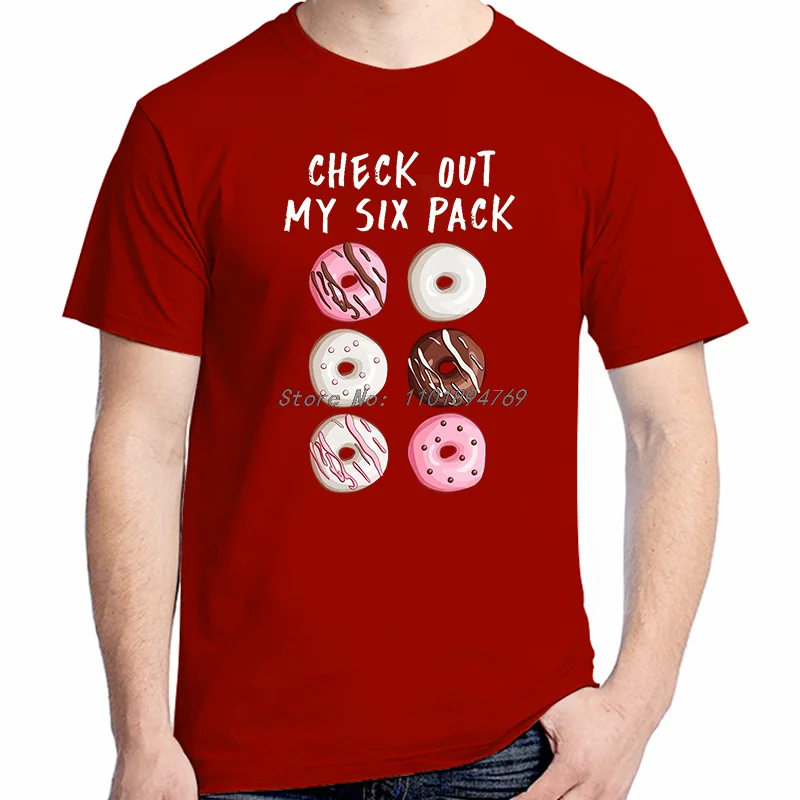 Funny Graphic T Shirts Check Out My Six Pack Doughnut Cotton Short Sleeve T-Shirts New Shirts And T-Shirts Fashion Print T Shirt
Funny Graphic T Shirts Check Out My Six Pack Doughnut Cotton Short Sleeve T-Shirts New Shirts And T-Shirts Fashion Print T Shirt
