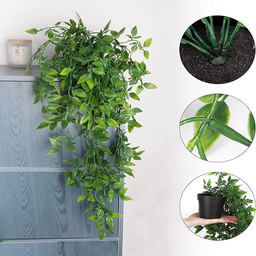 Artificial Ivy Plant Plastic Leaf With Pots Wedding Festival Arch Decorat Home Window Sill Flowerpot Wall Hanging Stage Props
Artificial Ivy Plant Plastic Leaf With Pots Wedding Festival Arch Decorat Home Window Sill Flowerpot Wall Hanging Stage Props
