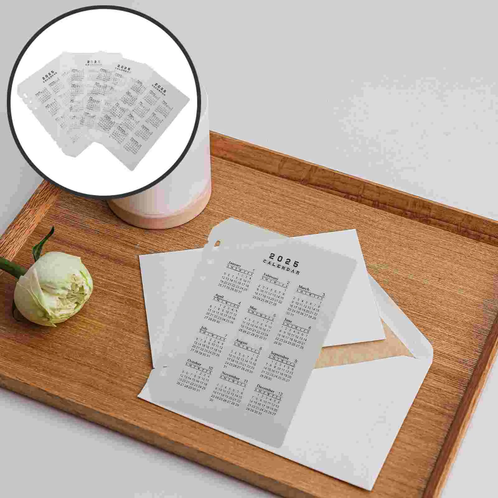 4 Pcs Calendar Divider Notebook Convenient Dividers Replaceable Separator Professional Binder Portable Loose Leaf Work
4 Pcs Calendar Divider Notebook Convenient Dividers Replaceable Separator Professional Binder Portable Loose Leaf Work