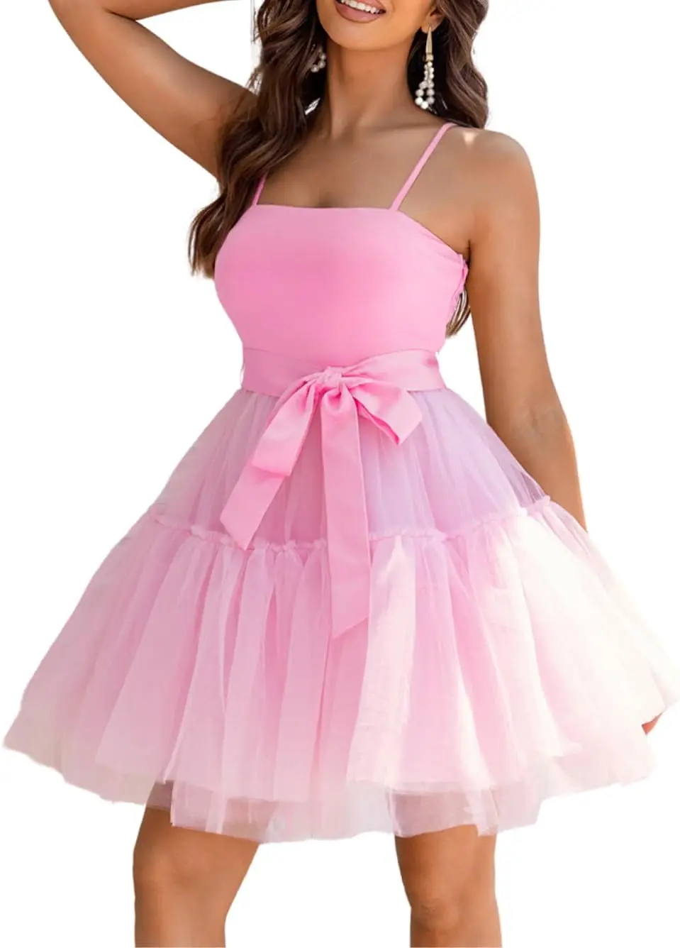 Короткое тюлевое платье Poofy, полуформальное платье на тонких бретельках для женщин, элегантный наряд на день рождения, коктейльное платье для выпускного вечера
Короткое тюлевое платье Poofy, полуформальное платье на тонких бретельках для женщин, элегантный наряд на день рождения, коктейльное платье для выпускного вечера