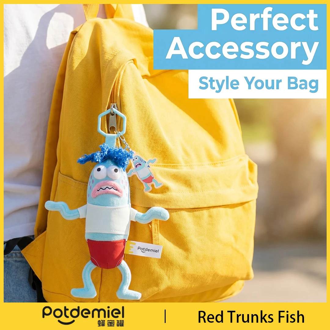 Potdemiel SpongeBob Red Trunks Fish Plush Pendant Diaper Bag Charm Phone Strap Soft Cute Holiday Gift For Teens Cartoon Fans
Potdemiel SpongeBob Red Trunks Fish Plush Pendant Diaper Bag Charm Phone Strap Soft Cute Holiday Gift For Teens Cartoon Fans