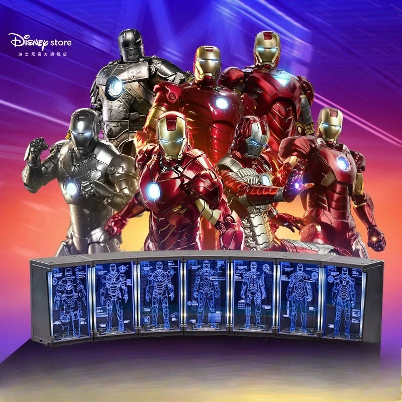 Disney & Marvel Iron Man Holographic Hall of Armor Figurine Set - A holiday or birthday gift for yourself or for boys and girls 
Disney & Marvel Iron Man Holographic Hall of Armor Figurine Set - A holiday or birthday gift for yourself or for boys and girls