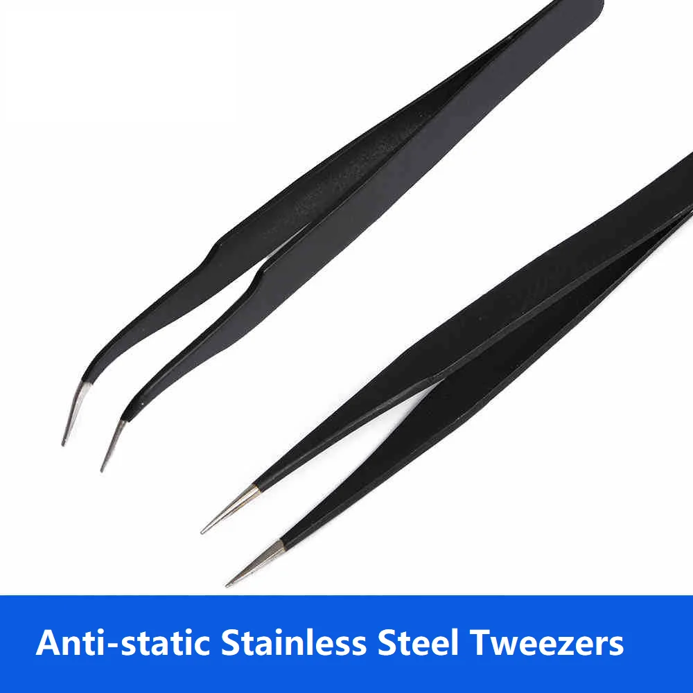 Anti-static Stainless Steel Tweezers ESD-10 ESD-11 ESD-12 ESD-13 ESD-14 ESD-15 1.0MM 1.5MM
Anti-static Stainless Steel Tweezers ESD-10 ESD-11 ESD-12 ESD-13 ESD-14 ESD-15 1.0MM 1.5MM