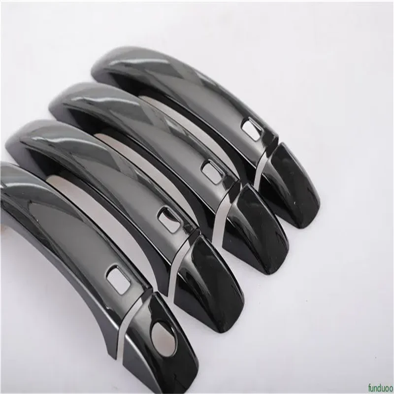 Glossy Black Chrome Car Door Handle Cover Trim Sticker FUNDUOO For Audi A4 Q5 Styling Auto Accessories 2008-2016
Glossy Black Chrome Car Door Handle Cover Trim Sticker FUNDUOO For Audi A4 Q5 Styling Auto Accessories 2008-2016