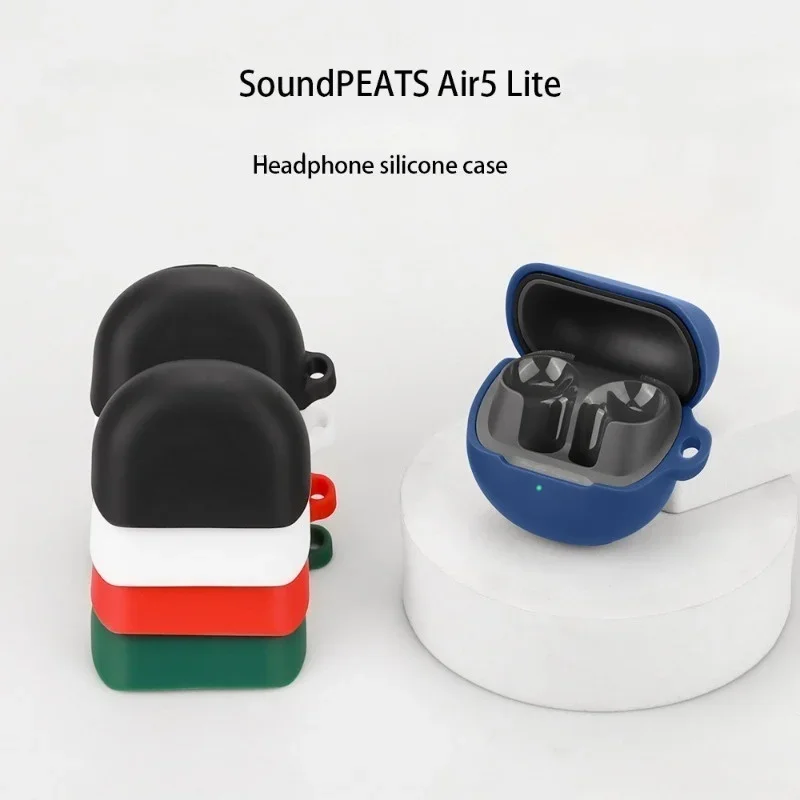 Earphone Silicone Protective Cover For SoundPEATS Air5 Lite Anti-drop And Dust-proof Earphone Charging For SoundPEATS Air5 Case
Earphone Silicone Protective Cover For SoundPEATS Air5 Lite Anti-drop And Dust-proof Earphone Charging For SoundPEATS Air5 Case