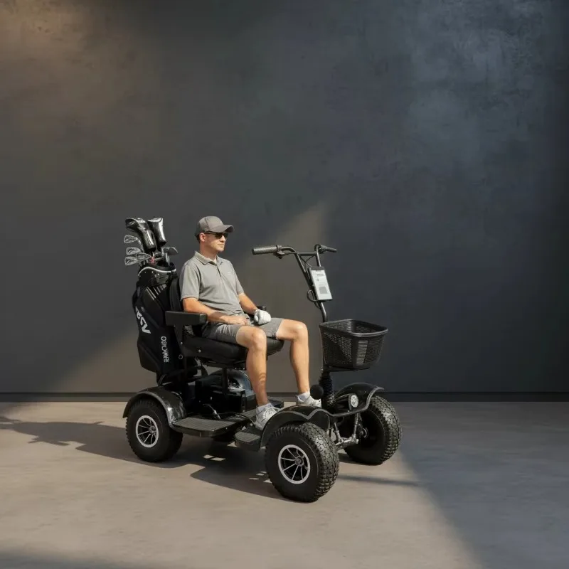 Foldable Single Seat Lithium Battery Four-wheel Walker Golf Cart Golf Cart
Foldable Single Seat Lithium Battery Four-wheel Walker Golf Cart Golf Cart