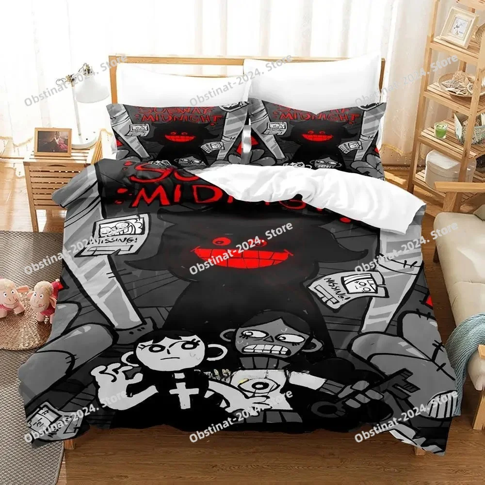 3d Printing Anime Game SUBWAY MIDNIGHT Bedding Set Single Twin Full Queen King Size Bed Set Adult Kid Bedroom Duvet Cover Sets
3d Printing Anime Game SUBWAY MIDNIGHT Bedding Set Single Twin Full Queen King Size Bed Set Adult Kid Bedroom Duvet Cover Sets