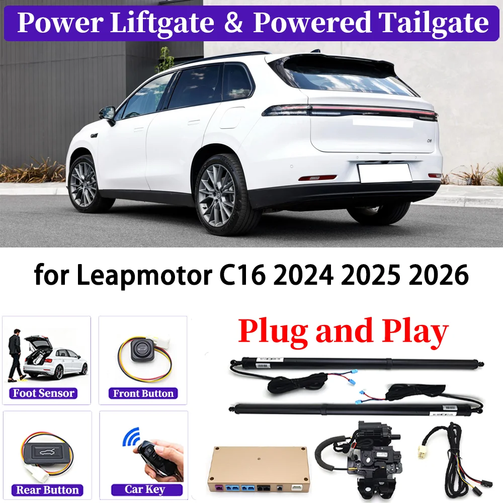 for Leapmotor C16 2024 2025 2026 OEM Upgrade Car Automatic Power Liftgate Kit Smart Auto Electric Tailgate System Plug and play
for Leapmotor C16 2024 2025 2026 OEM Upgrade Car Automatic Power Liftgate Kit Smart Auto Electric Tailgate System Plug and play