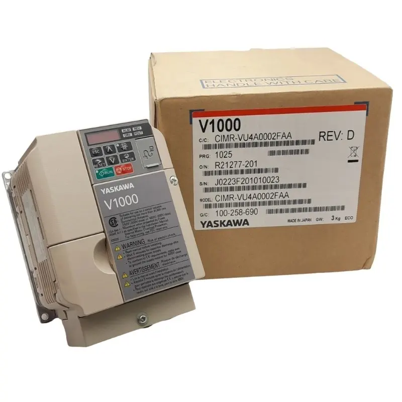 New Yaskawa CIMR-VU4A0002FAA Inverter In Stock Fast Shipping
New Yaskawa CIMR-VU4A0002FAA Inverter In Stock Fast Shipping
