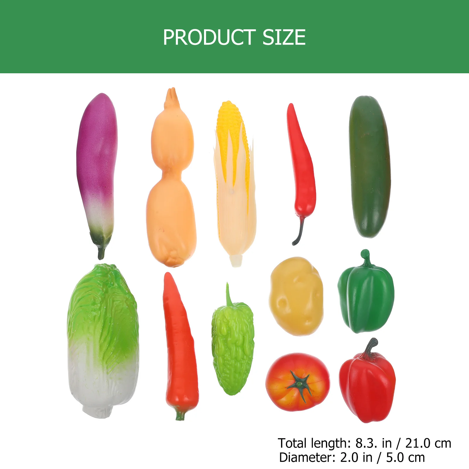 12Pcs Lifelike Artificial Vegetable Models Simulation Plastic Decorations Supermarket Kitchen Display Props Plastic Vegetable 
12Pcs Lifelike Artificial Vegetable Models Simulation Plastic Decorations Supermarket Kitchen Display Props Plastic Vegetable