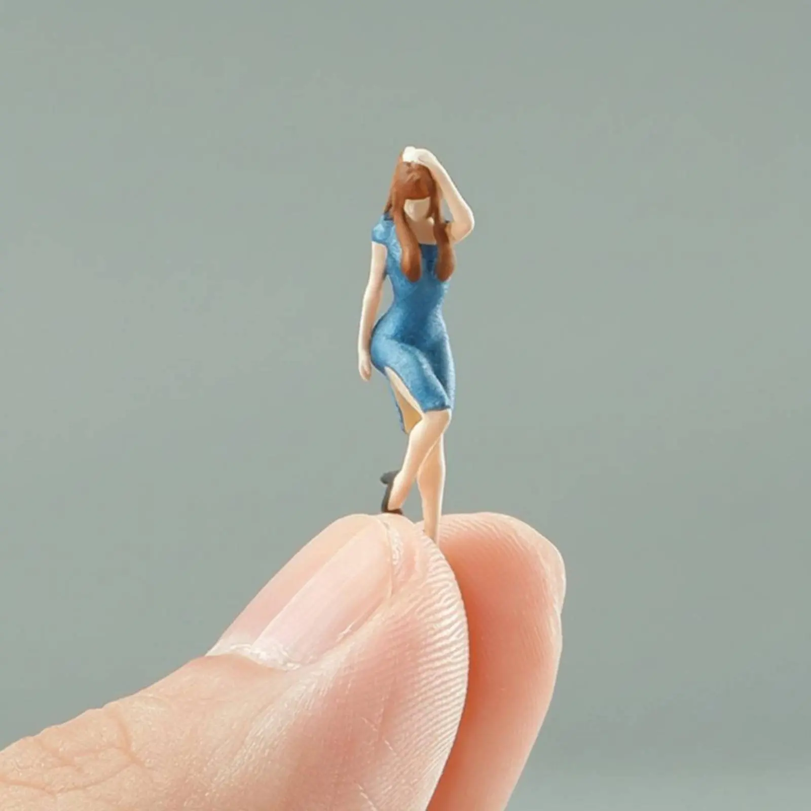 Cheongsam Female Miniature Chinese & Design 1:64 Scale Female Figure Blue Dress Girl Figurine Highly Detailed Resin People Model
Cheongsam Female Miniature Chinese & Design 1:64 Scale Female Figure Blue Dress Girl Figurine Highly Detailed Resin People Model
