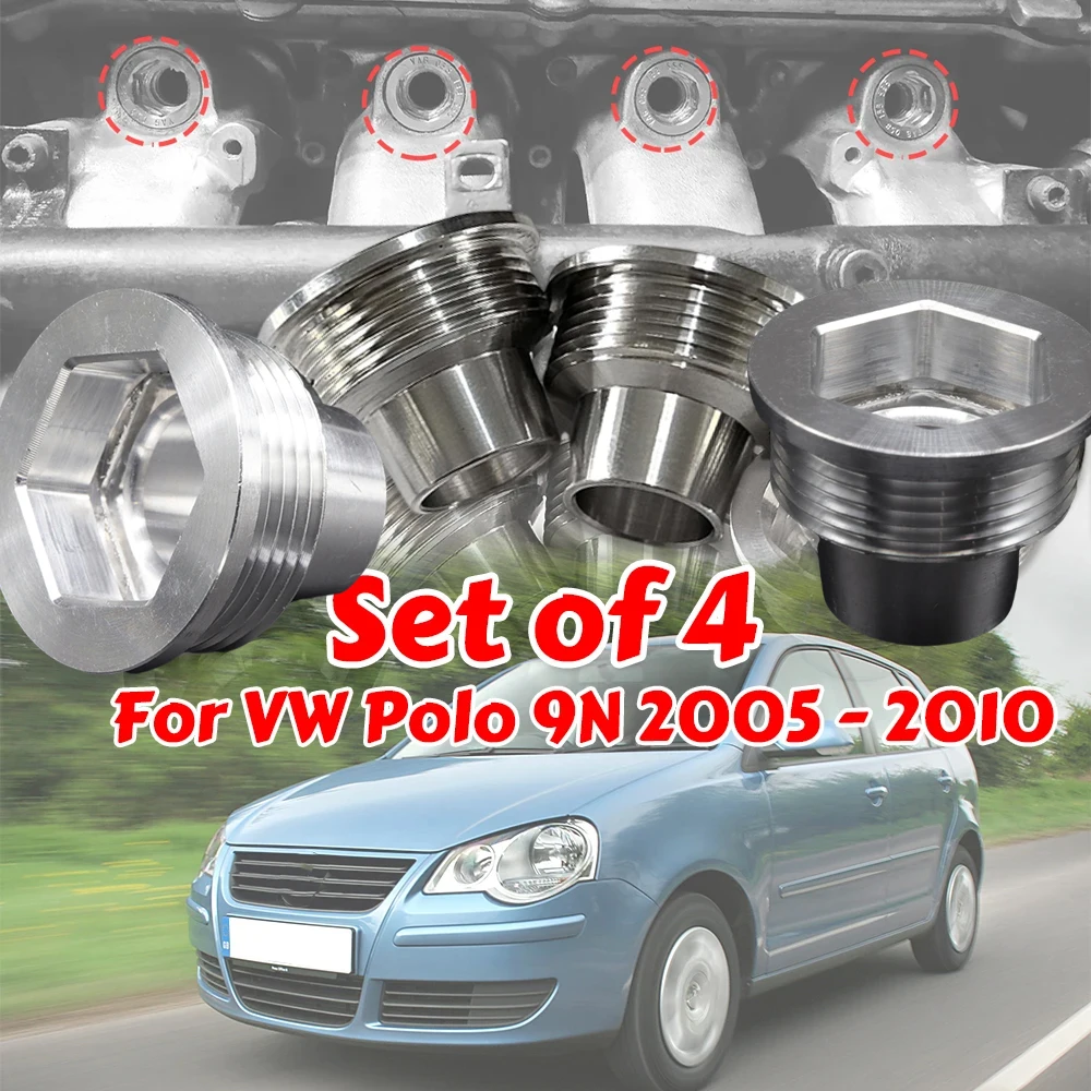 4X Fuel Injector Insert For VW Polo 9N 2005 2006-2010 Polo Upgrade Aluminum Cup Seat Car Replacement Parts 06B133555H 199902000
4X Fuel Injector Insert For VW Polo 9N 2005 2006-2010 Polo Upgrade Aluminum Cup Seat Car Replacement Parts 06B133555H 199902000