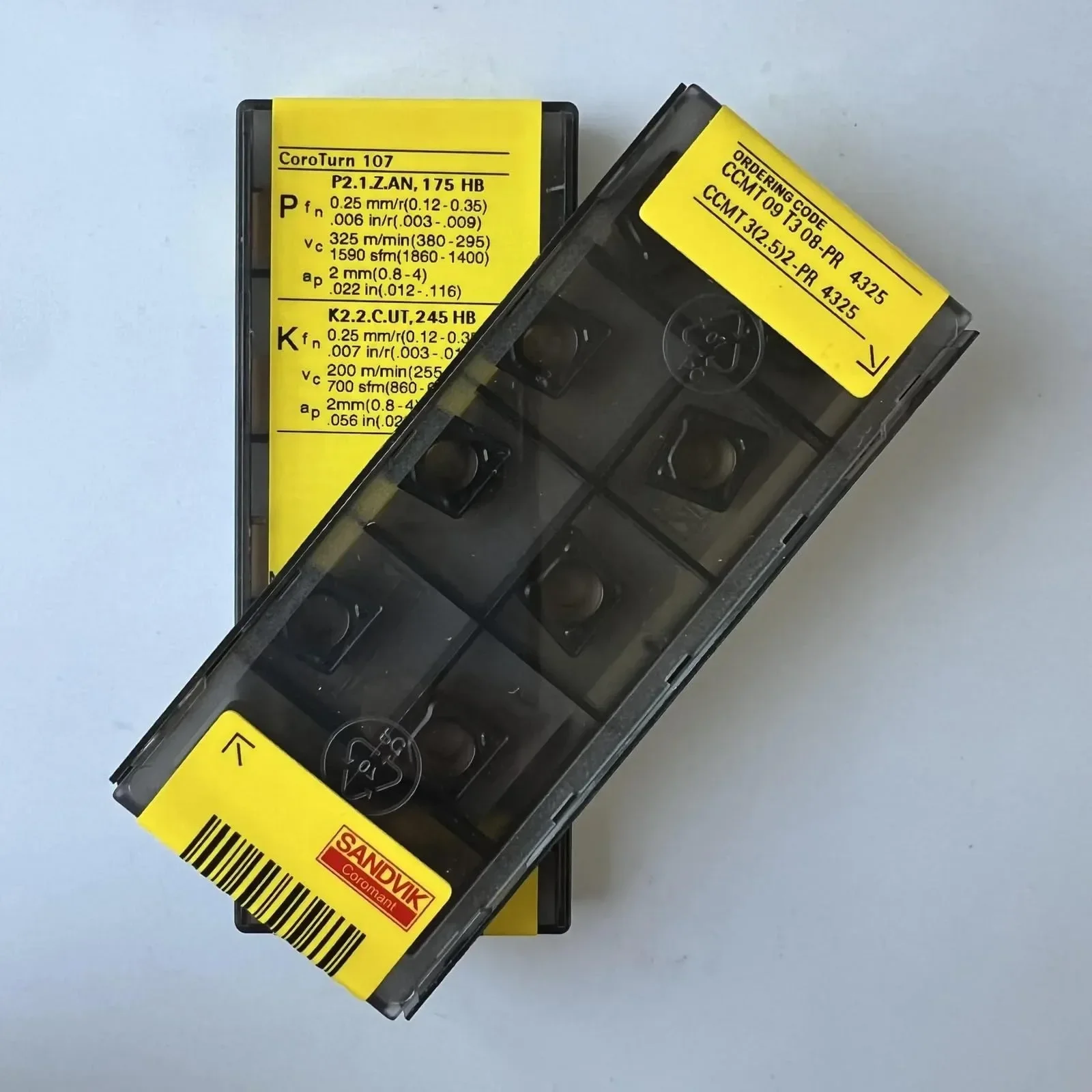 SANDVIK-Coromant / CCMT09T308-PR 4325 / 10 Pcs
SANDVIK-Coromant / CCMT09T308-PR 4325 / 10 Pcs