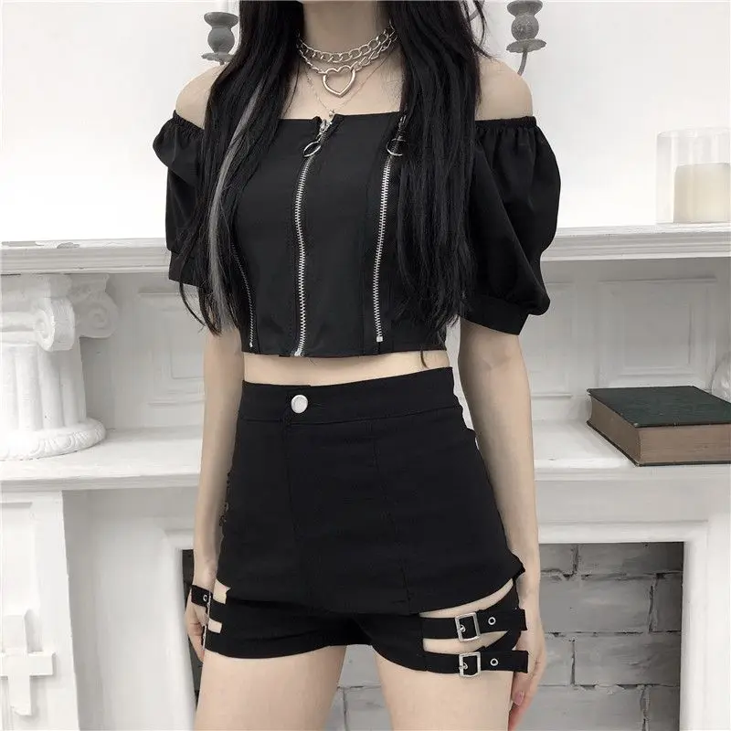 Women's High Waist Shorts Black Sexy 2000s Clothes Harajuku Comfy Streetwear Youthful Summer Tight Elasticty Female Short Pants
Women's High Waist Shorts Black Sexy 2000s Clothes Harajuku Comfy Streetwear Youthful Summer Tight Elasticty Female Short Pants
