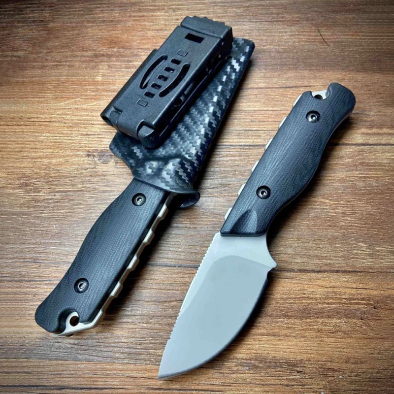 BM05017 Straight Fixed Blade Knife DC53 Blade Black G10 Handle K Sheath Tactical Camping Hunting EDC Survival Tool Knives
BM05017 Straight Fixed Blade Knife DC53 Blade Black G10 Handle K Sheath Tactical Camping Hunting EDC Survival Tool Knives