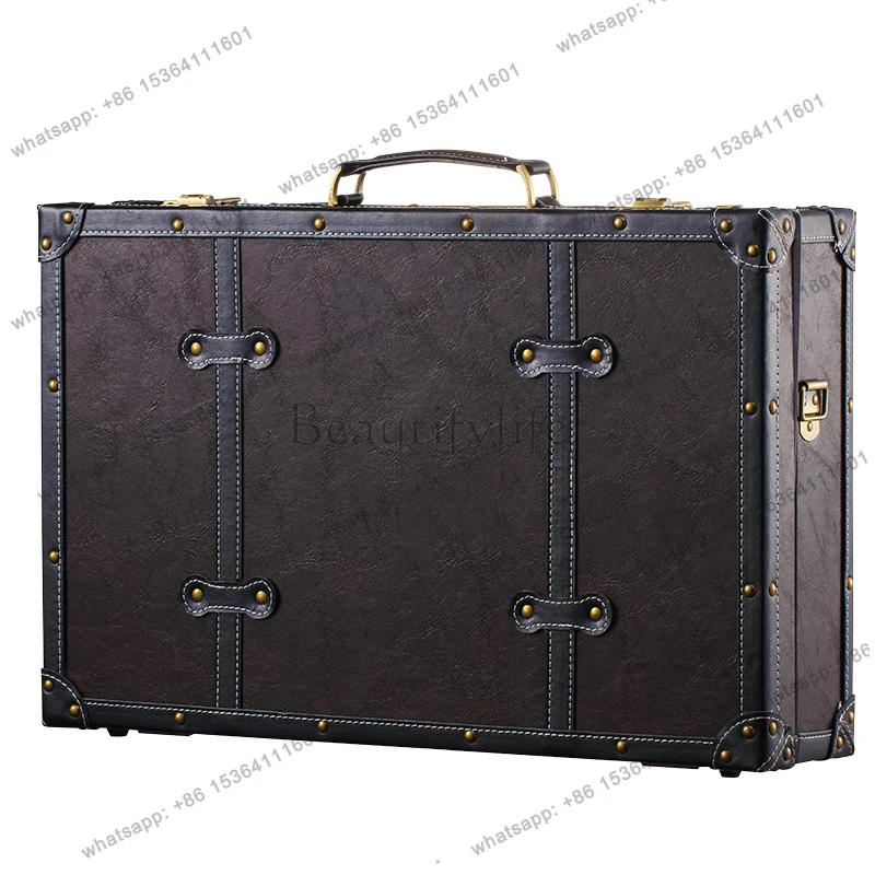 Toolbox Oil Head Box Electric Push Shear Multifunctional Storage Box Retro Hairstylist's Exclusive Leather, Personalized Trend
Toolbox Oil Head Box Electric Push Shear Multifunctional Storage Box Retro Hairstylist's Exclusive Leather, Personalized Trend