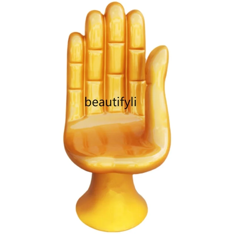 Customized Nordic Designer Fiberglass Lounge Chair Palm Chair Buddha Hand Chair Shaped Armchair Creative Silver House Photo Seat
Customized Nordic Designer Fiberglass Lounge Chair Palm Chair Buddha Hand Chair Shaped Armchair Creative Silver House Photo Seat