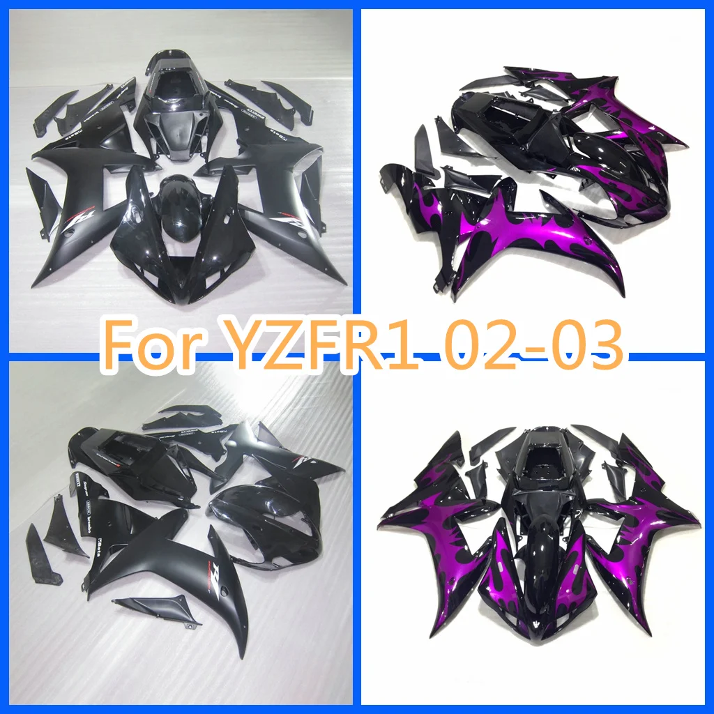 Комплект обтекателей из АБС-пластика для YAMAHA YZF R1 2002 2003 YZF-R1 YZFR1 02 03 YZF1000CC, черные обтекатели мотоцикла
Комплект обтекателей из АБС-пластика для YAMAHA YZF R1 2002 2003 YZF-R1 YZFR1 02 03 YZF1000CC, черные обтекатели мотоцикла