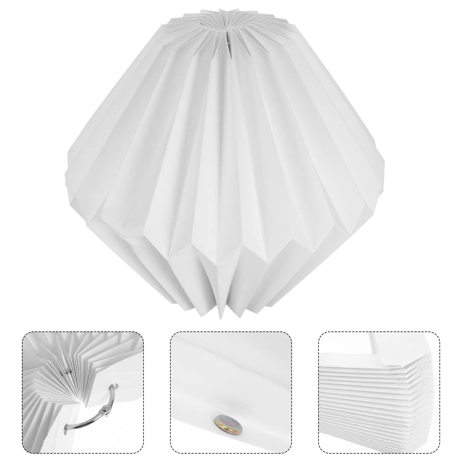 Универсальный складной абажур-оригами, маленький подвесной светильник для потолочных ламп, для гостиной, столовой, бара, кафе, спальни
Универсальный складной абажур-оригами, маленький подвесной светильник для потолочных ламп, для гостиной, столовой, бара, кафе, спальни