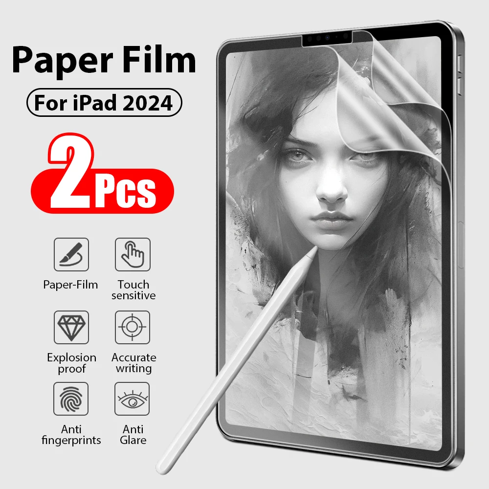 Paperfeel Screen Protector For iPad Air 11 5 M3 M2 Pro 13 M4 12.9 A16 2025 10 9 9th 10th Generation Mini 6 7 A17 Like Paper Film
Paperfeel Screen Protector For iPad Air 11 5 M3 M2 Pro 13 M4 12.9 A16 2025 10 9 9th 10th Generation Mini 6 7 A17 Like Paper Film