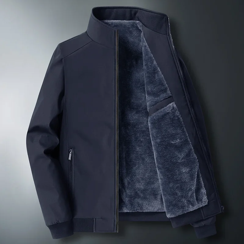 Men's Winter Zipper Jacket Plus Velvet Overcoat Fashion Outdoor Coat Men Autumn Brand Outwear Classic Casual Jacket with Velvet
Men's Winter Zipper Jacket Plus Velvet Overcoat Fashion Outdoor Coat Men Autumn Brand Outwear Classic Casual Jacket with Velvet