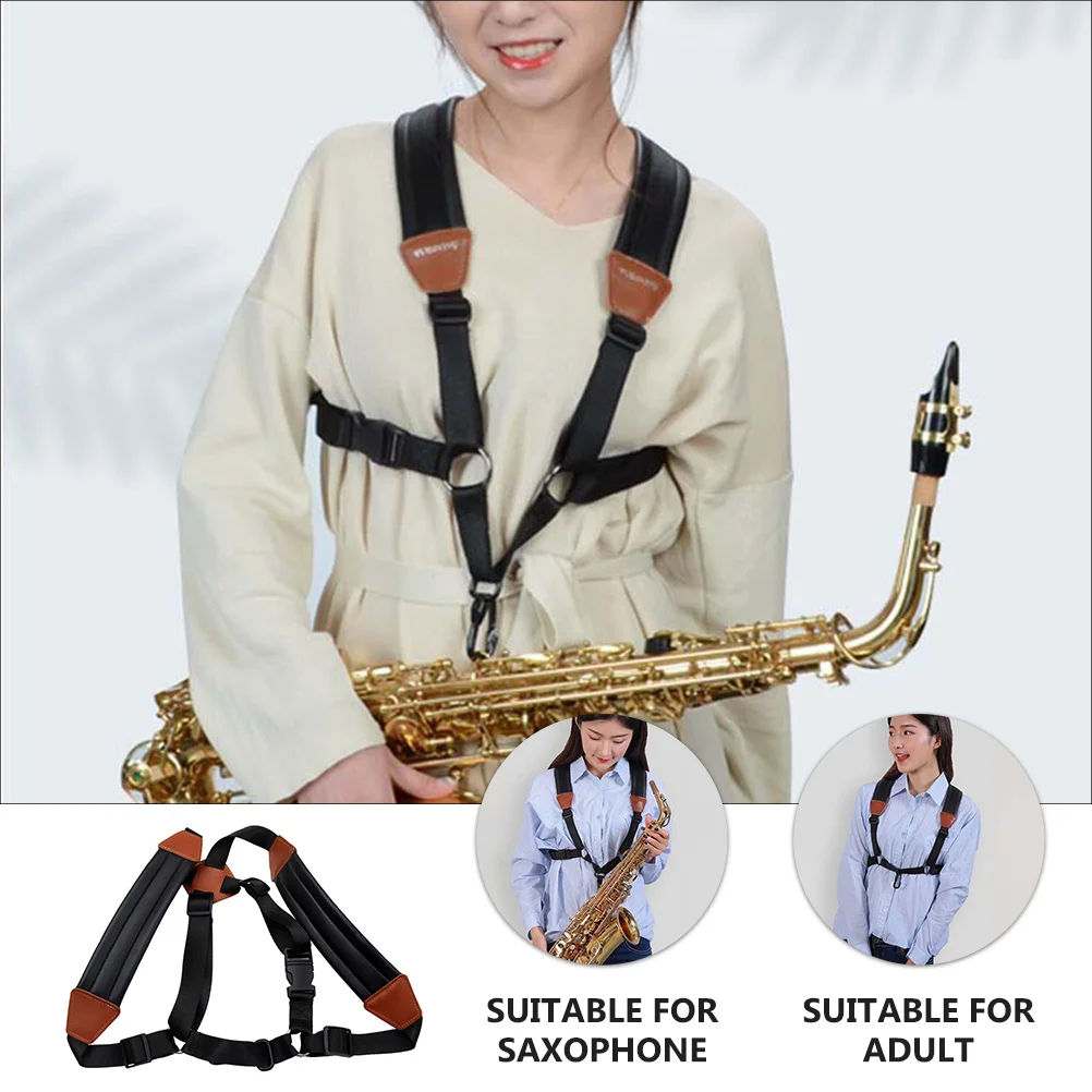Strap Double Shoulder Saxophone Adjustable Neck Padded Black Electroplated Stainless Steel
Strap Double Shoulder Saxophone Adjustable Neck Padded Black Electroplated Stainless Steel