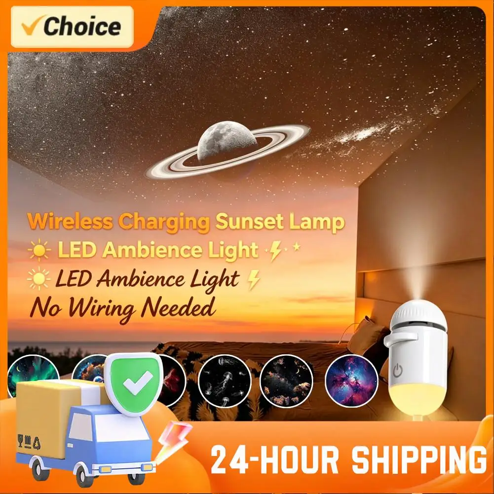 2-in-1 USB Ambient Light For Large Range Projection Atmosphere Multiple Scenes Adjustable Focus Distance Night Lighting Function
2-in-1 USB Ambient Light For Large Range Projection Atmosphere Multiple Scenes Adjustable Focus Distance Night Lighting Function