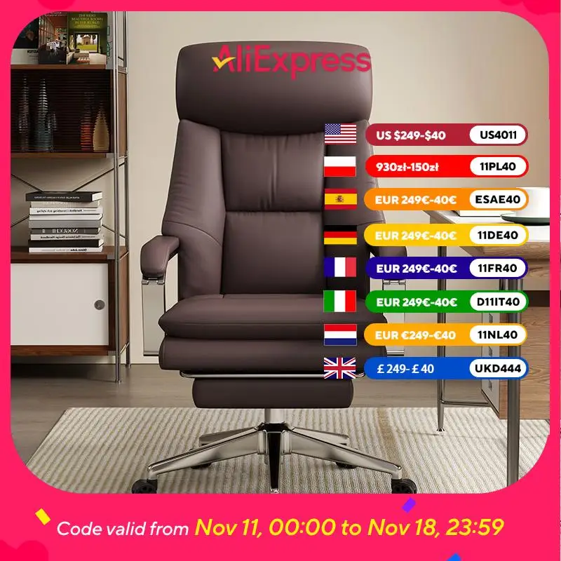 Nordic Headrest Office Chair Modern Luxury Comfy Design Computer Gaming Chairs Recliner Ergonomic Silla De Oficina Furniture
Nordic Headrest Office Chair Modern Luxury Comfy Design Computer Gaming Chairs Recliner Ergonomic Silla De Oficina Furniture