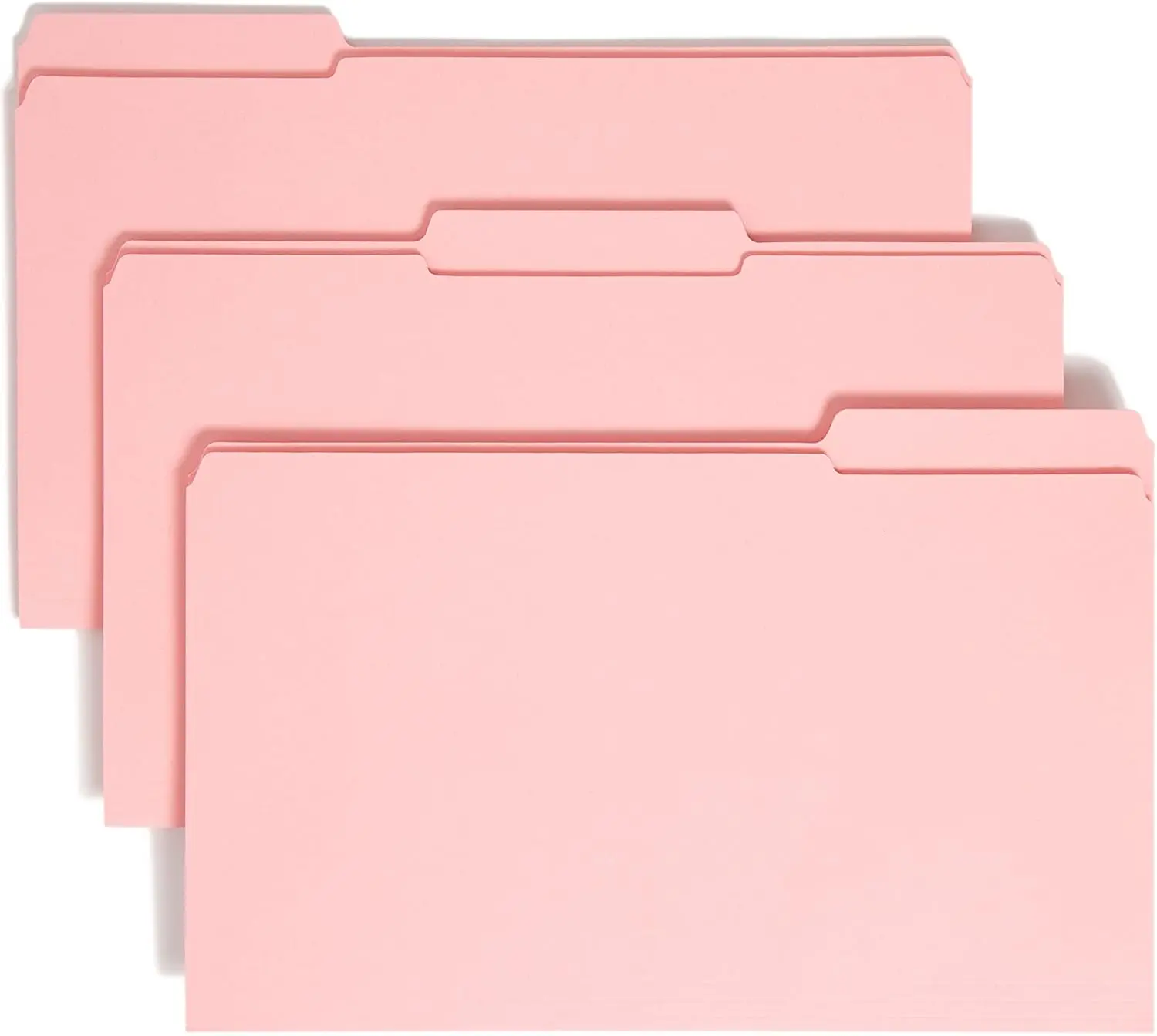 Legal Size File Folders, Reinforced Tabs, Pink, 100 per Box for Office Organization
Legal Size File Folders, Reinforced Tabs, Pink, 100 per Box for Office Organization