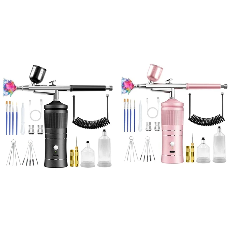 2025 New Airbrush Kit With Compressor, 48PSI High Pressure Air Brush Kit With 0.3/0.5Mm Nozzle And Cleaning Brush Set
2025 New Airbrush Kit With Compressor, 48PSI High Pressure Air Brush Kit With 0.3/0.5Mm Nozzle And Cleaning Brush Set