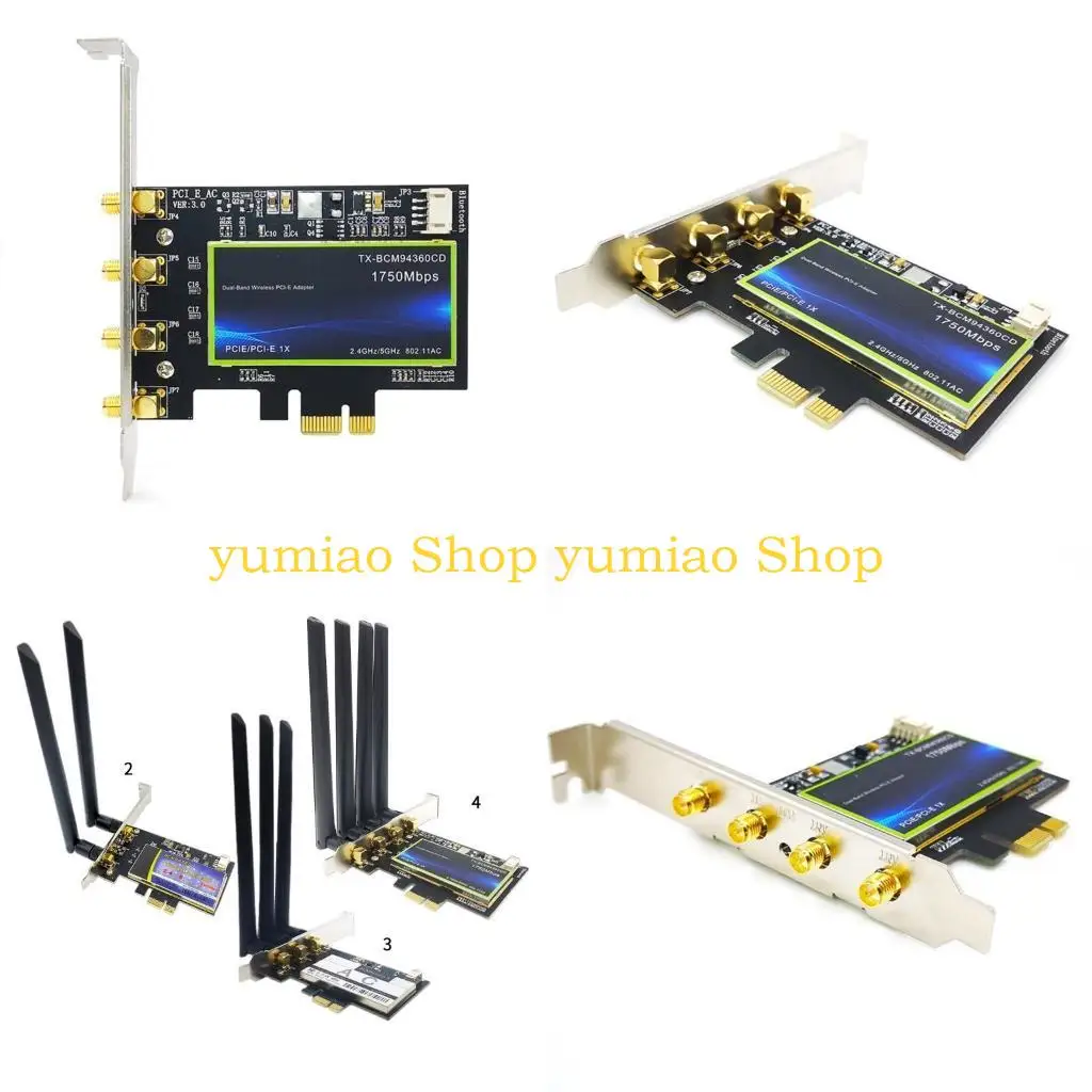 587B BCM94360 802.11AC Dual-band PCI-E Built-In Wireless Card For Hackinto
587B BCM94360 802.11AC Dual-band PCI-E Built-In Wireless Card For Hackinto