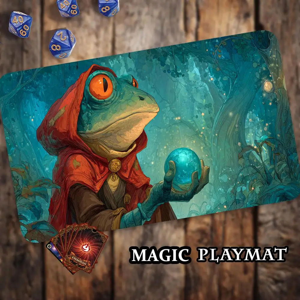 Red Cloak Frog Wizard MTG Playmat Magic Card Battle Mat Non-Slip Durable 35X60CM Commander playmat Board Game Mat for TCG
Red Cloak Frog Wizard MTG Playmat Magic Card Battle Mat Non-Slip Durable 35X60CM Commander playmat Board Game Mat for TCG