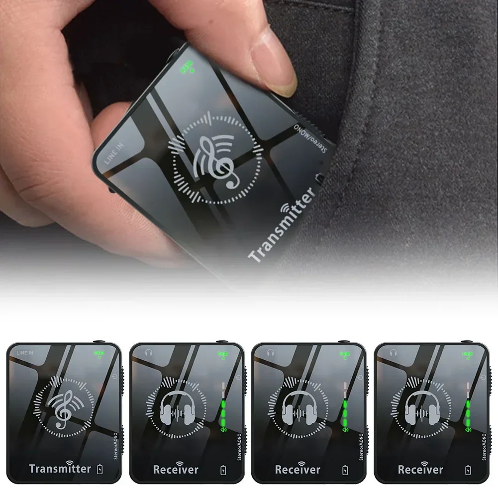 2.4G Wireless Earphone Monitor Rechargeable Transmitter Receiver Volume Button 2.4GHz Wireless Earphone Monitor System
2.4G Wireless Earphone Monitor Rechargeable Transmitter Receiver Volume Button 2.4GHz Wireless Earphone Monitor System