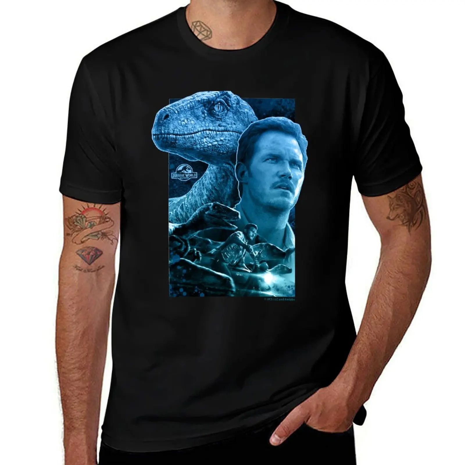 Blue and Owen Grady - Jurassic World characters art T-Shirt Minimal Art Print T-Shirt
Blue and Owen Grady - Jurassic World characters art T-Shirt Minimal Art Print T-Shirt