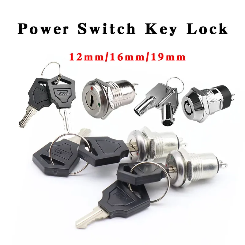 5/10/20Set Zinc Alloy 2 Position ON/OFF Key Lock Switch 12/16/19mm Electronic Power Switch for Security Electronics Deposit Box
5/10/20Set Zinc Alloy 2 Position ON/OFF Key Lock Switch 12/16/19mm Electronic Power Switch for Security Electronics Deposit Box