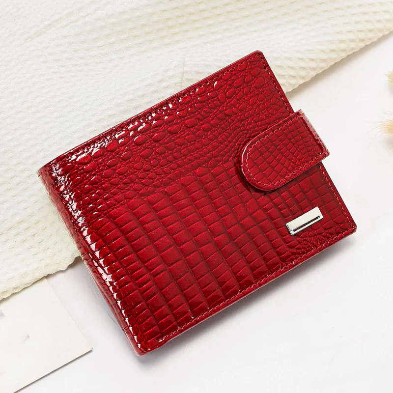 Genuine leather wallet, short style, fashionable, large capacity, high-end feel, patent leather wallet, multifunctional 80% off
Genuine leather wallet, short style, fashionable, large capacity, high-end feel, patent leather wallet, multifunctional 80% off