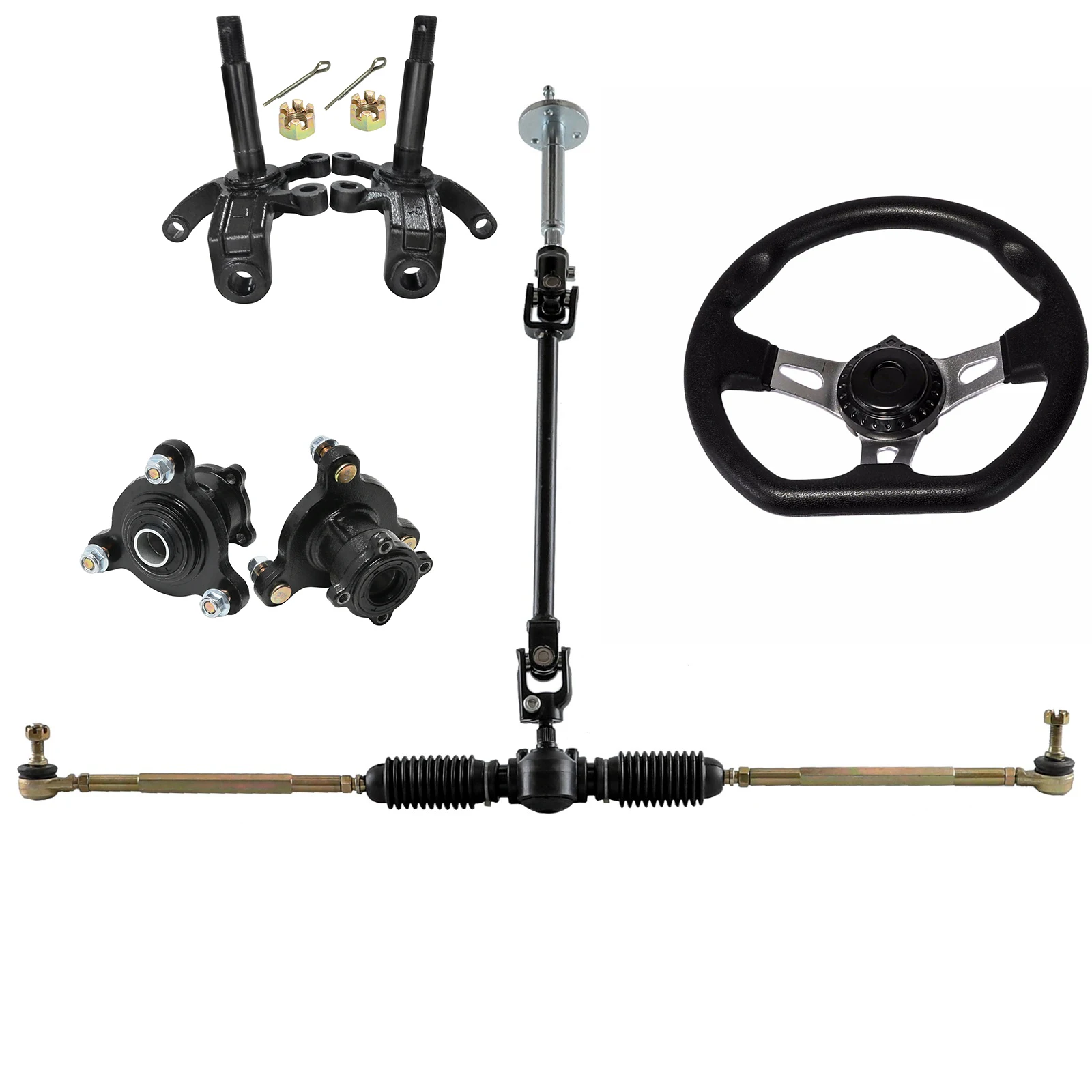 ATV Quad Go Kart, вал рулевого колеса, рейка, рулевая тяга, 3-шпилька, комплект ступицы колеса, карманные аксессуары для квадроциклов
ATV Quad Go Kart, вал рулевого колеса, рейка, рулевая тяга, 3-шпилька, комплект ступицы колеса, карманные аксессуары для квадроциклов