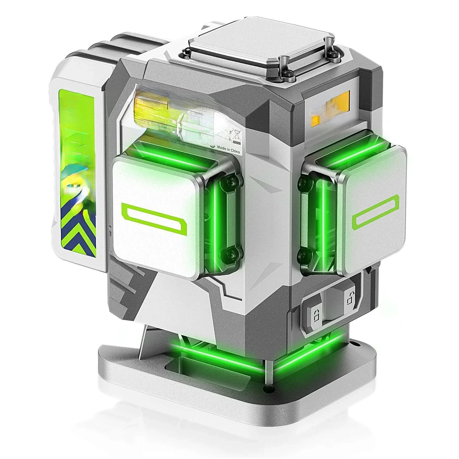 Huepar ZK03DG 3D Green Self-Leveling 12 Lines Laser Level 360 With Rotary Remote Control Horizontal Vertical Line HOT SALES
Huepar ZK03DG 3D Green Self-Leveling 12 Lines Laser Level 360 With Rotary Remote Control Horizontal Vertical Line HOT SALES