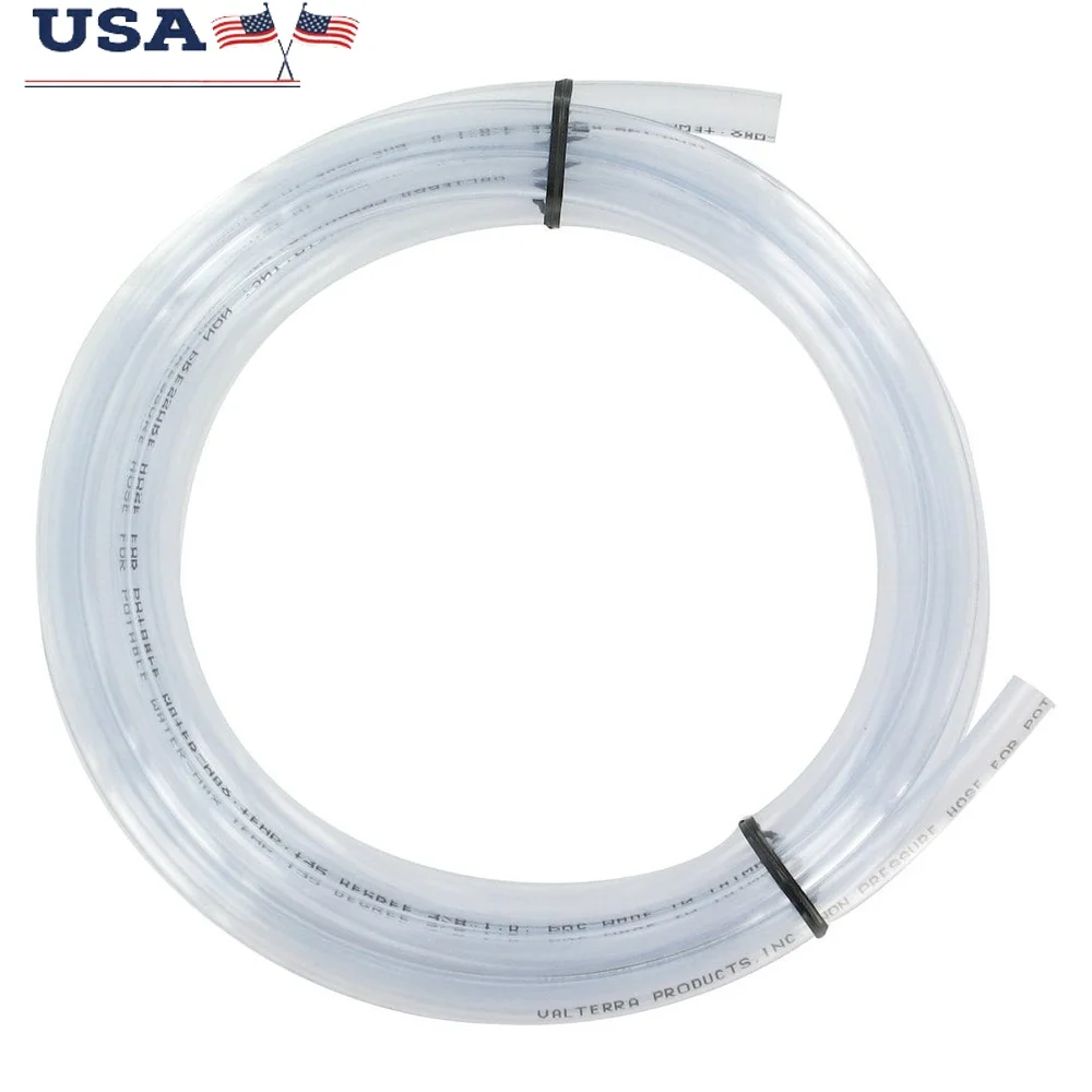 Прозрачная виниловая трубка 3/8 дюйма I D, гибкая, устойчивая к коррозии, NSF, сверхмощный, прочный, 10-футовый, длинный водяной воздушный шланг 
Прозрачная виниловая трубка 3/8 дюйма I D, гибкая, устойчивая к коррозии, NSF, сверхмощный, прочный, 10-футовый, длинный водяной воздушный шланг