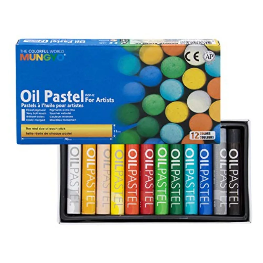Gallery Oil Pastels Cardboard Box Set of 12 Standard - Assorted Colors
Gallery Oil Pastels Cardboard Box Set of 12 Standard - Assorted Colors
