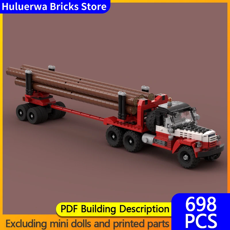 Speed Hypercar Model MOC Building Bricks Heavy-Duty Wood Transport Truck Modular Technology Gifts Holiday Assemble Children Toys
Speed Hypercar Model MOC Building Bricks Heavy-Duty Wood Transport Truck Modular Technology Gifts Holiday Assemble Children Toys