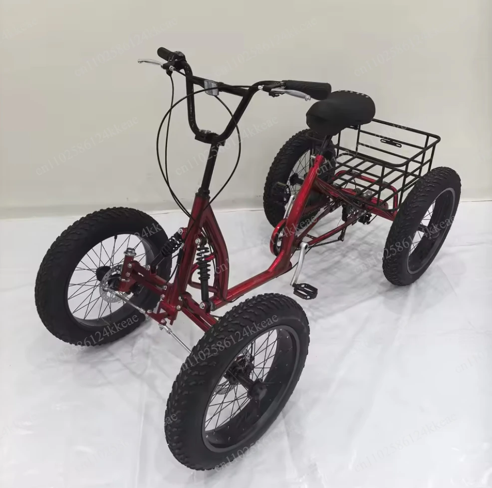 Beach Snow Mountain Off Road 4 Wheel Wide Fat Tire Pedal Drive Cruiser Quadricycle
Beach Snow Mountain Off Road 4 Wheel Wide Fat Tire Pedal Drive Cruiser Quadricycle