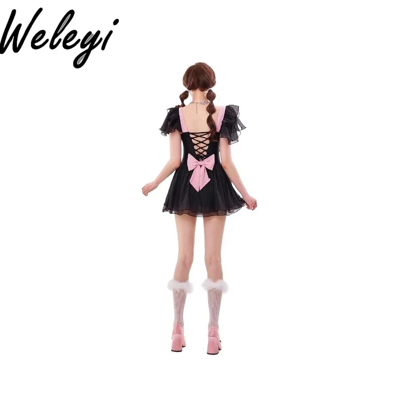 Women's Conservative One Piece Swimsuit 2024 New Belly Covering Student Beach Hot Spring Black Sleeveless Casual Skirts Swimwear
Women's Conservative One Piece Swimsuit 2024 New Belly Covering Student Beach Hot Spring Black Sleeveless Casual Skirts Swimwear