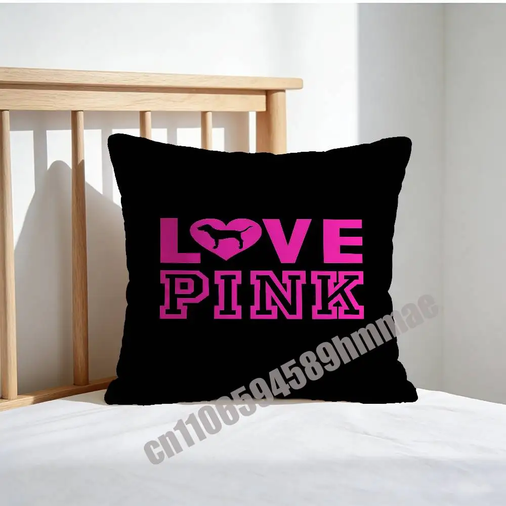 Love Pink slogan Throw Pillow Case Sham For 45x45cm 40x40cm Square Car Pillowcase Pad Cushion Cover
Love Pink slogan Throw Pillow Case Sham For 45x45cm 40x40cm Square Car Pillowcase Pad Cushion Cover