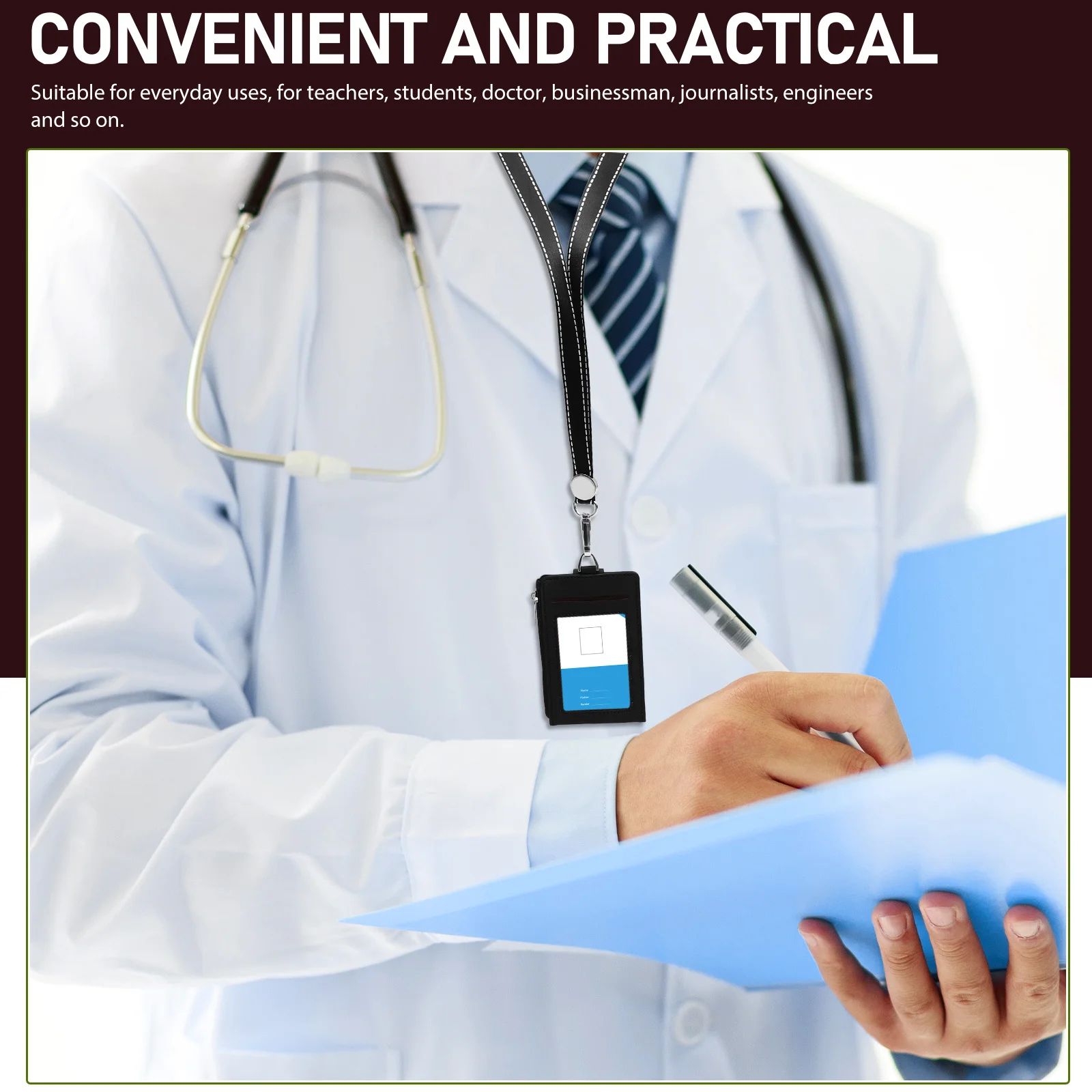 Card With Lanyard Id Badge Holder For Teacher Name Tag Protective Sleeve Anti-Scratch Card Cover For Bus
Card With Lanyard Id Badge Holder For Teacher Name Tag Protective Sleeve Anti-Scratch Card Cover For Bus