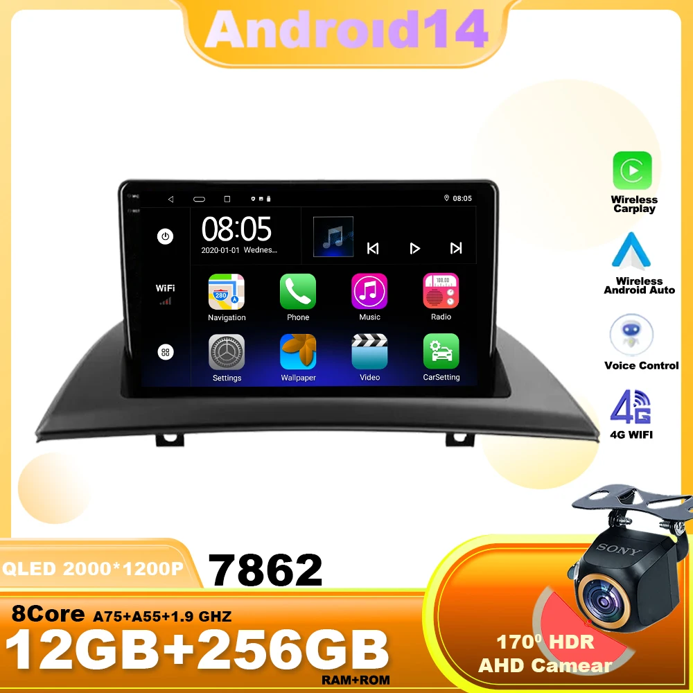 Android14 For BMW X3 E83 2004-2012 Car Radio Navigation Multimedia Video WIFI GPS Player Head Unit Wireless Carplay
Android14 For BMW X3 E83 2004-2012 Car Radio Navigation Multimedia Video WIFI GPS Player Head Unit Wireless Carplay